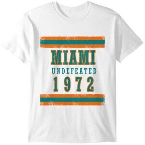 Miami Dolphins Undefeated 1972 NFL Football Team History Fan Pride Graphic 91